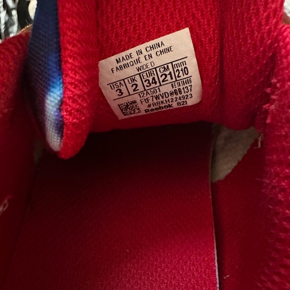 Reebok x Heelys Tie-Dye Roller Sneaker Shoes Youth Size 3 - Picture 16 of 16